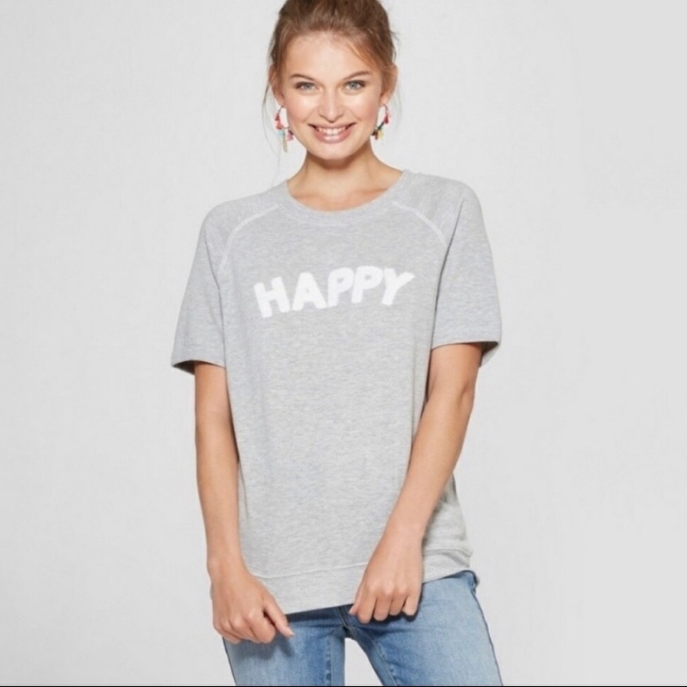Grayson happy top Gray 'Happy' Women's Top short sleeve tee